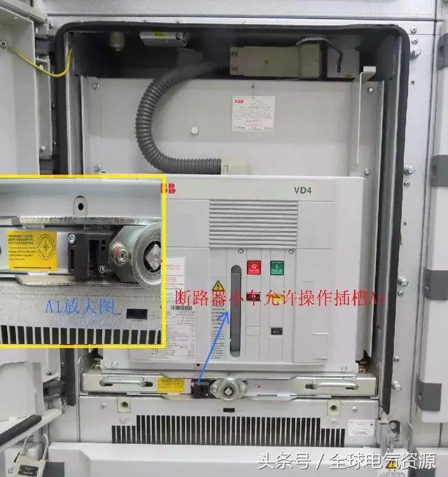 ABB高壓開關柜 5機械鎖細節，建議收藏！
