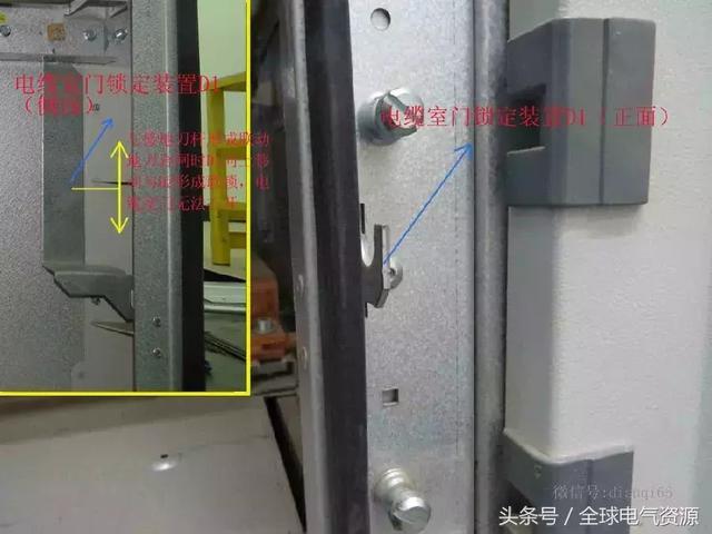 ABB高壓開關柜 5機械鎖細節，建議收藏！