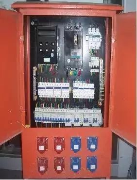 施工現場臨時用電配電箱及開關箱配置和使用說明，圖示詳圖